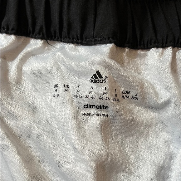 Adidas Black and White Climalite Active Shorts - Picture 2 of 6